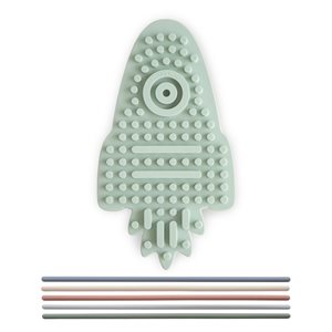 Mushie Silicone Sensory Toy - Rocket